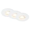 3er Set LED Einbauleuchte, 6,5 Cm, 3,6W, 350lm, Weiß