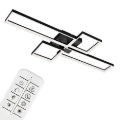 LED CCT Frame 110 Cm 40W 2x800lm 2x2200lm Schwarz