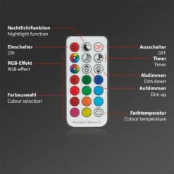 RGB-CCT LED Einbauleuchten-Set, Ø9,2 Cm, 3x LED, 4,8 W, 450 Lm, Chrom-matt -Briloner Store c70bbda9bd1494d91a9ff67481c87595