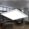 Briloner Simple LED Deckenleuchte, LED Panel Flach, Eckig, 44,5x44,5 Cm, Weiß