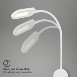 Wandleuchte, 52 Cm, 6W, 650lm, Weiß -Briloner Store ccc61c39922e01d69a3543e8a17aa477