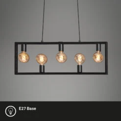 Pendelleuchte, 98 Cm, Max. 40 W, Schwarz -Briloner Store cccccaa5b8cdd0dc77b8270a20c09c4e