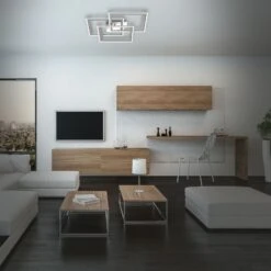 CCT LED Deckenleuchte, 56 Cm, LED-Platine, 45 W, 1500 Lm, Alu-chrom -Briloner Store cct led deckenleuchte alu chrom 6c385dc46181c73d2315e5be8a286886