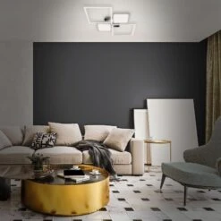 CCT LED Deckenleuchte, 65,2 Cm, 40 W, Chrom -Briloner Store cct led deckenleuchte alu chrom b2343e8034a8876173eb3df8532cdbd0