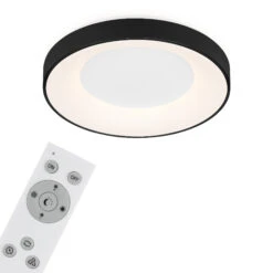 CCT LED Deckenleuchte, Ø 48,4 Cm, 36 W, Schwarz