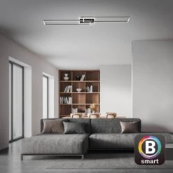 LED Deckenleuchte, 110 Cm, 40 W, 5200 Lm, Schwarz -Briloner Store cct led deckenleuchte schwarz smart home 0e0796adfe912d8894de3fec73af277d