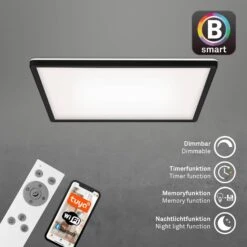 CCT LED Panel, 42 Cm, 22 W, 3000 Lm, Schwarz -Briloner Store cct led panel schwarz funktion 36c5ea3338003a37091a608a27d0635b