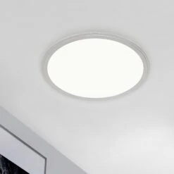 Briloner Store -Briloner Store cct led panel silberlackiert led milieu2 7215f4822c253f30cc510f024c3e864f