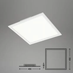 CCT LED Panel, 45 Cm, 2400 LUMEN, 24 WATT, Weiß -Briloner Store cct led panel weiss 03c5c92504f49496f1915b55ccd1c5a0