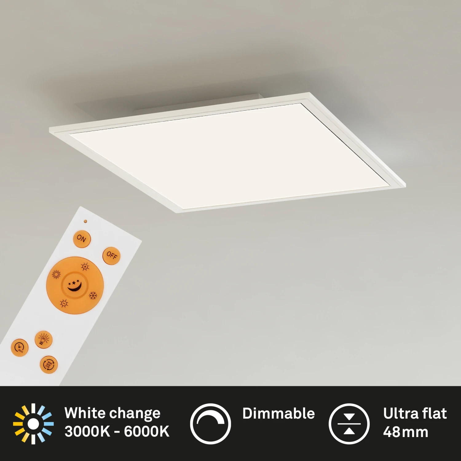 CCT LED Panel, 29,5 Cm, 1800 LUMEN, 18 WATT, Weiß 3 CCT LED Panel, 29,5 Cm, 1800 LUMEN, 18 WATT, Weiß – Bild 3