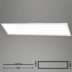 CCT LED Panel, 119,5 Cm, 3800 LUMEN, 36 WATT, Weiß -Briloner Store cct led panel weiss 5232869417a7509159072712bffe3b07