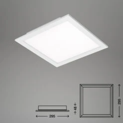 CCT LED Panel, 29,5 Cm, 1800 LUMEN, 18 WATT, Weiß 11 CCT LED Panel, 29,5 Cm, 1800 LUMEN, 18 WATT, Weiß -Briloner Store cct led panel weiss aba88d84d691921e7caedf132fa8bbf5