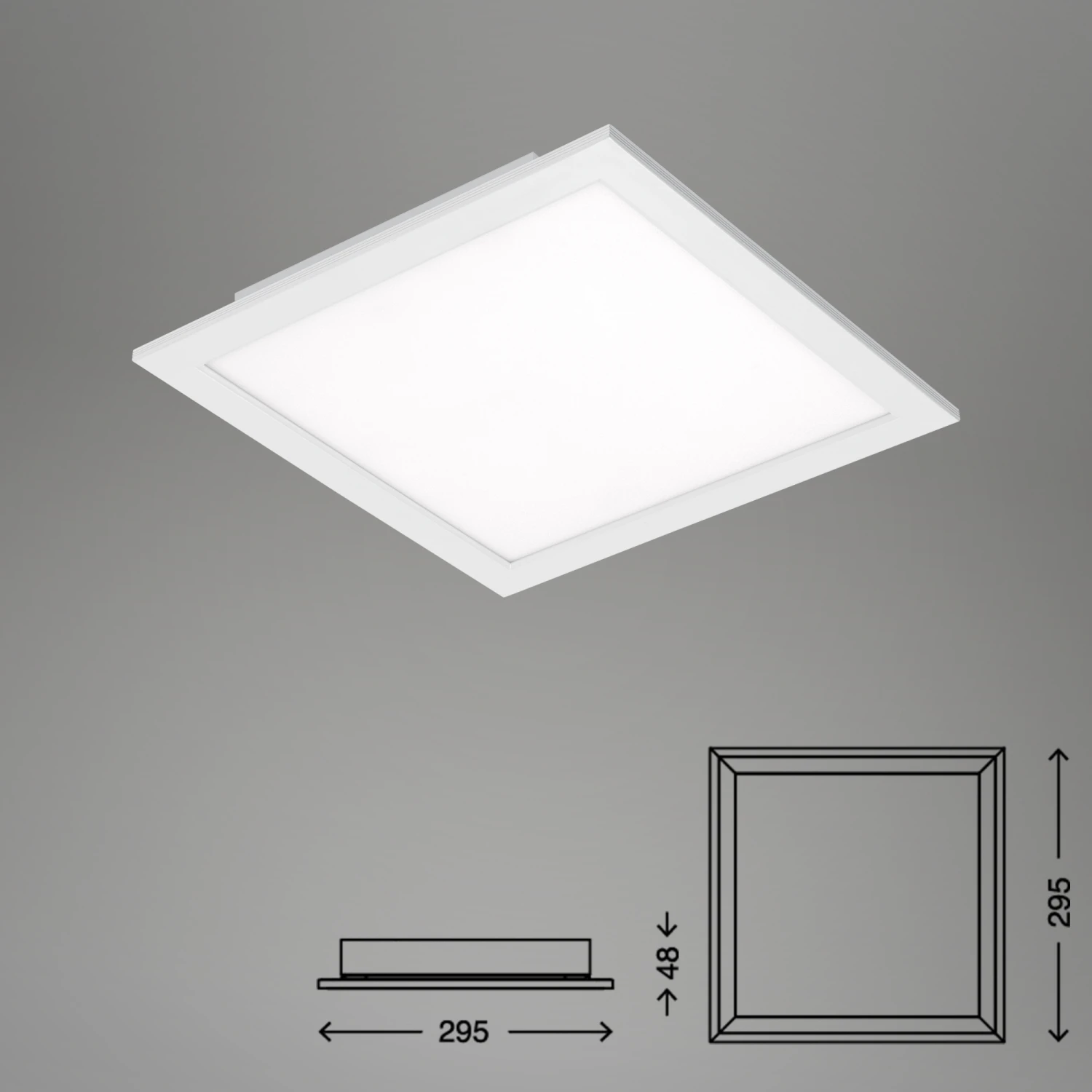 CCT LED Panel, 29,5 Cm, 1800 LUMEN, 18 WATT, Weiß 4 CCT LED Panel, 29,5 Cm, 1800 LUMEN, 18 WATT, Weiß – Bild 4