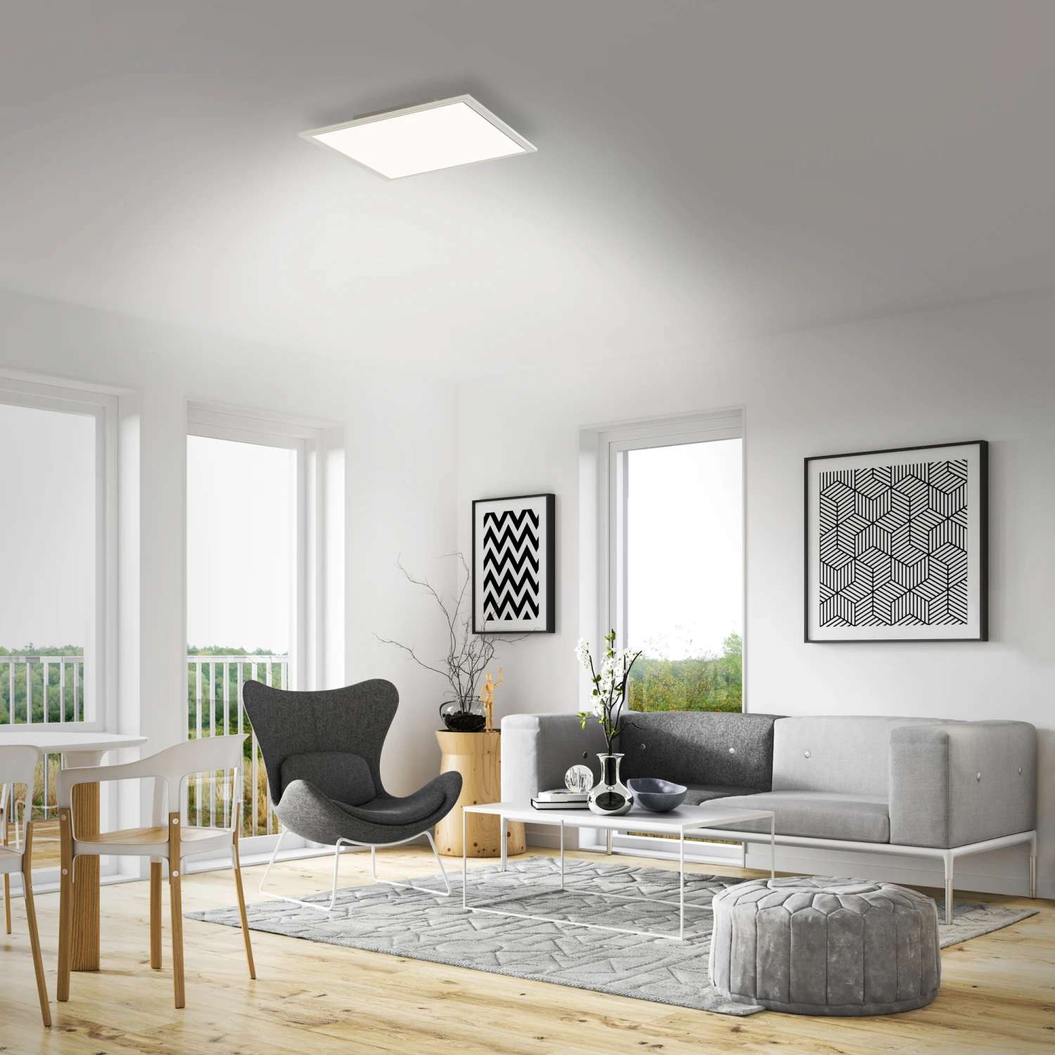 CCT LED Panel, 29,5 Cm, 1800 LUMEN, 18 WATT, Weiß 7 CCT LED Panel, 29,5 Cm, 1800 LUMEN, 18 WATT, Weiß – Bild 7