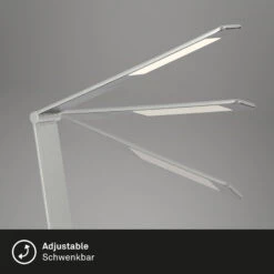 CCT-LED Schreibtischleuchte, 83 Cm, LED-Platine, 12 W, 680 Lm, Silber -Briloner Store cct led schreibtischleuchte silber 2d64252330b03bd000550dbc7e31c30d