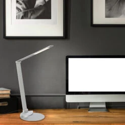 CCT-LED Schreibtischleuchte, 83 Cm, LED-Platine, 12 W, 680 Lm, Silber -Briloner Store cct led schreibtischleuchte silber c889369397c70285dbca6766e55175b8