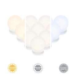 LED CCT Spiegelleuchte Ø 5 Cm 10x6W 600lm Weiß -Briloner Store cct led spiegelleuchte im hollywood stil 10xled funktion 90465ae58a3908c3f9eec50a38633224