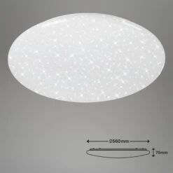 STERNENHIMMEL LED Deckenleuchte, CCT, Nachtlicht, Fernbedienung, Dimmbar -Briloner Store cct led sternenhimmel deckenleuchte masszeichnung a0bf2b17cd0fcadef0c66e5840a20b37