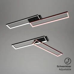 LED CCT Frame 110 Cm 40W 2x2200lm Schwarz -Briloner Store cct led wand und deckenleuchte schwarz led funktion2 e3dad124b06874c7f2ab733ae588197c