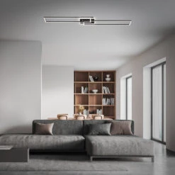 LED CCT Frame 110 Cm 40W 5200lm Schwarz -Briloner Store cct led wand und deckenleuchte schwarz led milieu1 0782b1086f6b8615e030593fba9baec3