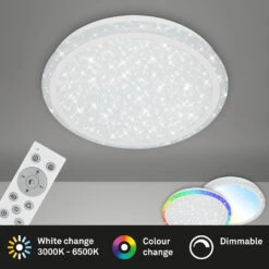 RGB LED Deckenleuchte, Nachtlicht, Dimmbar 12 RGB LED Deckenleuchte, Nachtlicht, Dimmbar -Briloner Store cct rgb led sternenhimmel deckenleuchte 41cm titelbild 850d2cbc2f0e51ba49ebbc6715f2d383
