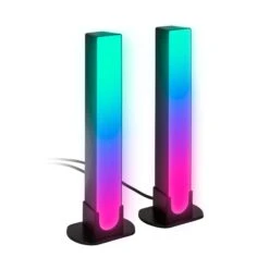 Smart LED RGBIC Tischleuchte, 24 Cm, 24W, 400lm, Schwarz