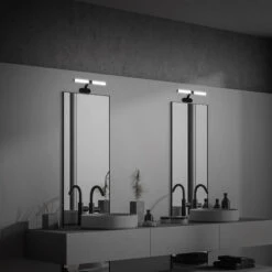 LED Spiegelleuchte 40 Cm 6 Watt 720lm Schwarz 10 LED Spiegelleuchte 40 Cm 6 Watt 720lm Schwarz -Briloner Store d352ca2103f224be3c99484788d171cb