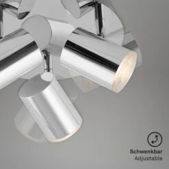 LED Spotleuchte Ø 21 Cm 3xGU10 Max. 5W Chrom -Briloner Store d589d5460b87120730eb3b4225f21c69