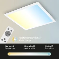 CCT LED Panel 38 Cm 21 Watt 2200lm Weiß -Briloner Store db41bbe0094bc3c8d852c4caa028b19a