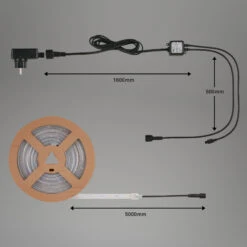 LED Streifen, 500 Cm, 15W, 240lm, 3000K, IP44 -Briloner Store dc5629579848adc3f7dff3c9b28bcfcf