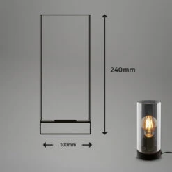 Tischleuchte, 23,5 Cm, 1x E27, Max. 10W, Schwarz 9 Tischleuchte, 23,5 Cm, 1x E27, Max. 10W, Schwarz -Briloner Store dd966a97f40f375cd94d165e94695fc0