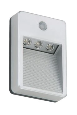 Sensor LED Außenleuchte 12,6 Cm 3x0,06W 5lm Titan