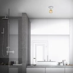 Deckenleuchte 6 Cm 1x Exkl. E27 Max. 10 Watt Chrom 10 Deckenleuchte 6 Cm 1x Exkl. E27 Max. 10 Watt Chrom -Briloner Store deckenleuchte e27 chrom milieu2 122f67fd6088eec174eef5ffcaf8eb39