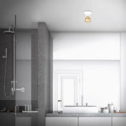 Deckenleuchte 6 Cm 1x Exkl E27 Max 10 Watt Weiß -Briloner Store deckenleuchte e27 weiss milieu1 4a3eaab97d01738d423cb716446e48bc