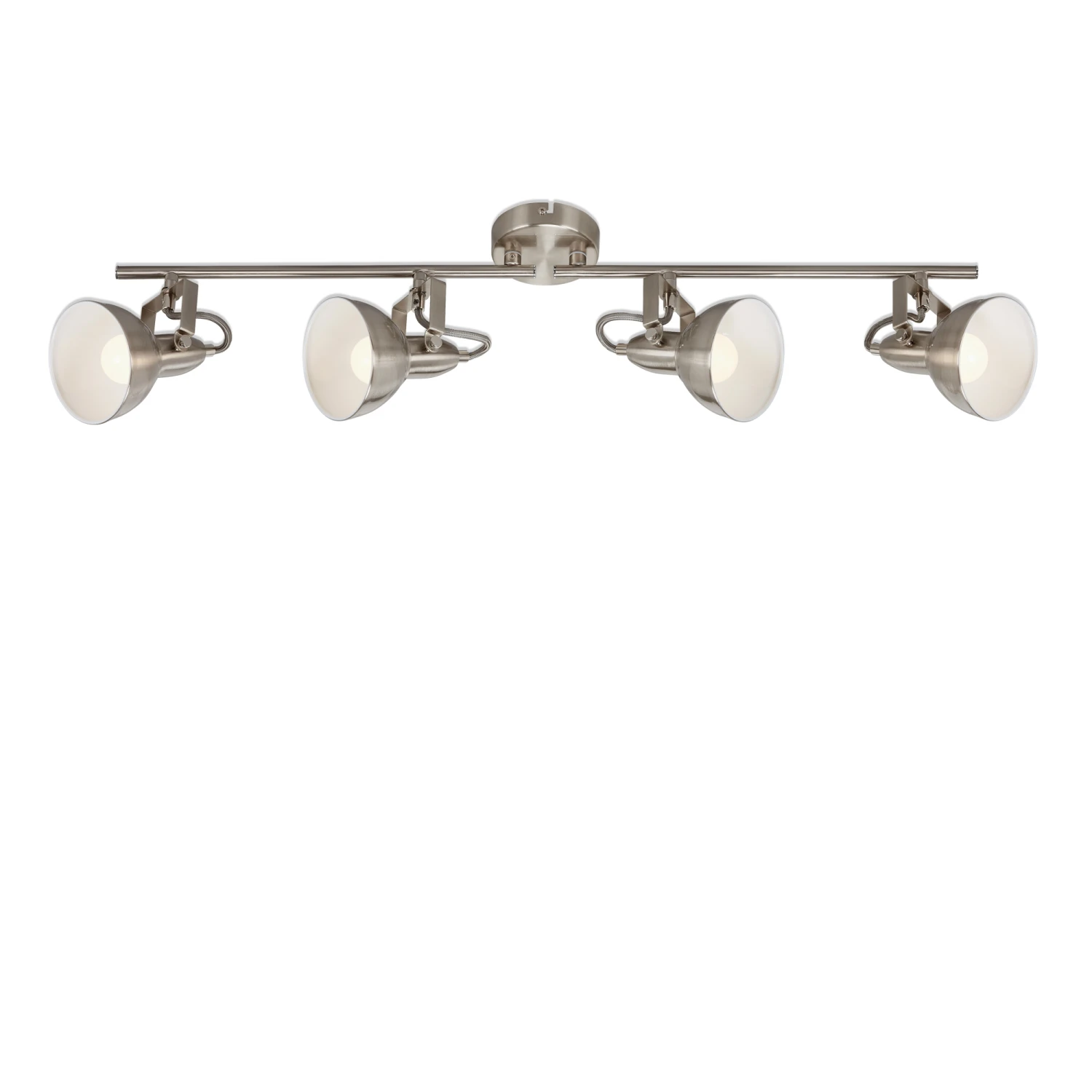 Briloner Soft Deckenstrahler, Schwenkbar, 4-flammig, Satin-Weiß 1 Briloner Soft Deckenstrahler, Schwenkbar, 4-flammig, Satin-Weiß