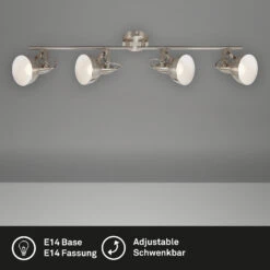 Briloner Soft Deckenstrahler, Schwenkbar, 4-flammig, Satin-Weiß 9 Briloner Soft Deckenstrahler, Schwenkbar, 4-flammig, Satin-Weiß -Briloner Store deckenleuchte satin weiss 4xe14 exkl titelbild fec8193d863cbf3545731afa6798b98f