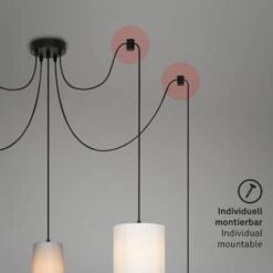 Deckenleuchte, Ø 100 Cm, Max. 25 W, Schwarz 11 Deckenleuchte, Ø 100 Cm, Max. 25 W, Schwarz -Briloner Store deckenleuchte schwarz 5xe14 funktion 3524be4966de8c57f51da3f7d3bd396b