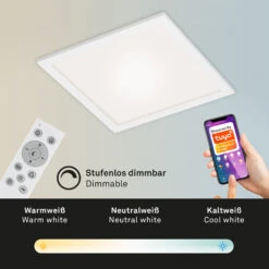 Smart CCT/RGB Panel, 29,5 Cm 18 W, Weiß -Briloner Store direktsmart wifi rgb led panel cct funktion 7feea5ca1c58c18c6c28639c9708950d