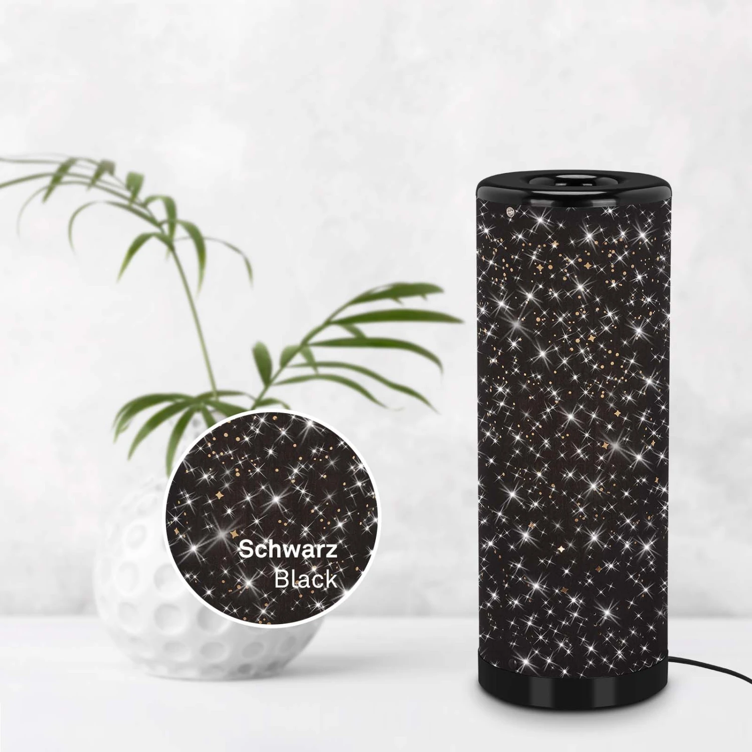 STERNENHIMMEL LED Tischleuchte, Ø 13 Cm, 5 W, Schwarz 2 STERNENHIMMEL LED Tischleuchte, Ø 13 Cm, 5 W, Schwarz – Bild 2