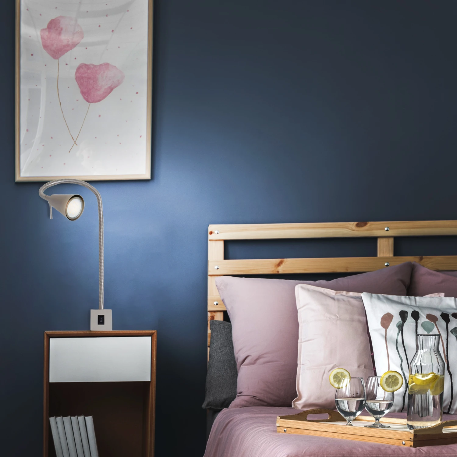 Flexible Wandleuchte 40,3 Cm 1xGU10 5W 400lm Matt-nickel 5 Flexible Wandleuchte 40,3 Cm 1xGU10 5W 400lm Matt-nickel – Bild 5