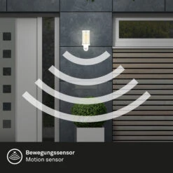 Außenleuchte, Sensor, Weiß, 1x E27 Exkl 9 Außenleuchte, Sensor, Weiß, 1x E27 Exkl -Briloner Store ec265c490f8b1417bfc95701620e6ba5