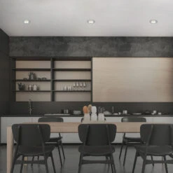 Einbauleuchten-Set, Ø9,5 Cm, 3x GU10, Chrom-matt -Briloner Store einbauleuchten set chrom matt 683a00728fee792b6714e73738148d12