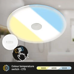 CCT Einbauleuchte, 22 Cm, 14W, 400lm, Aluminium -Briloner Store f3c1a2c715f24ec9fce2898d0a688070