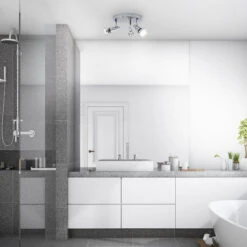 LED Spotleuchte Ø 21 Cm 3xGU10 4,8W 400lm Chrom 9 LED Spotleuchte Ø 21 Cm 3xGU10 4,8W 400lm Chrom -Briloner Store f780d6e7dc45c498d72a9d82c00234f0