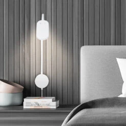 Wandleuchte, 52 Cm, 6W, 650lm, Weiß -Briloner Store f7b4899d4feae6f9de6c6ae769bc8017