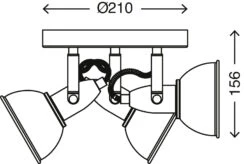 Briloner Soft Deckenstrahler, Schwenkbar, 3-flammig, E14 Fassung, Satin-Weiß 7 Briloner Soft Deckenstrahler, Schwenkbar, 3-flammig, E14 Fassung, Satin-Weiß -Briloner Store f8a94bf30ef8bd2fcf68b7a7da844e97