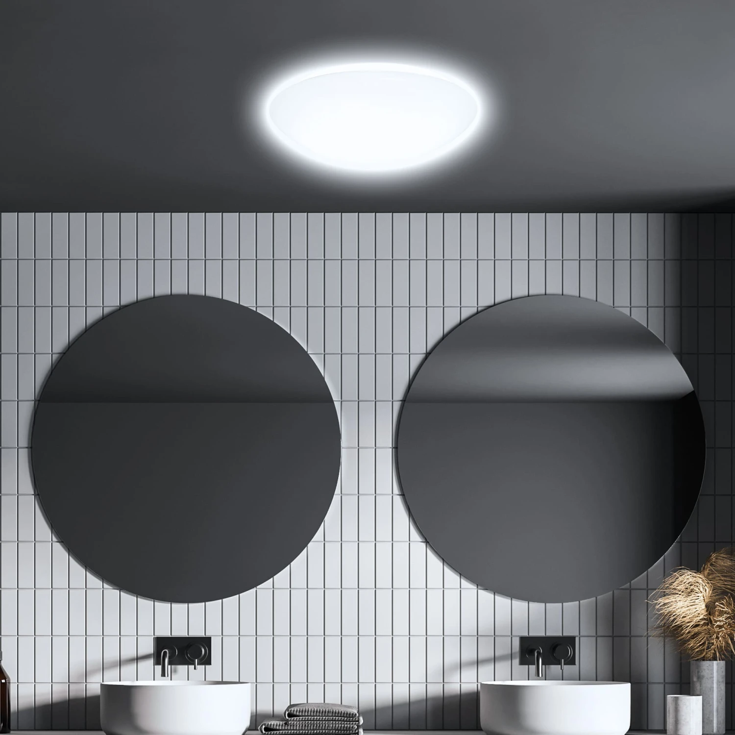 Briloner Elipso LED Badlampe, Bewegungsmelder, Dämmerungssensor 7 Briloner Elipso LED Badlampe, Bewegungsmelder, Dämmerungssensor – Bild 7