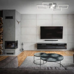 LED Frame 95,6 Cm 30W 3600lm Chrom -Briloner Store frameled decken und wandleuchte drehbar chrom alu led milieu1 cab3e0c3b94432d2de2c3c28cfa395fb