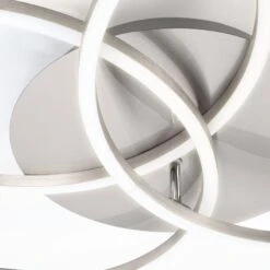 LED Frame 71,7 Cm 40W 4400lm Matt-nickel -Briloner Store frameled deckenleuchte drehbar matt nickel led detail1 f479a894dd5ac62af8e42badc63e2f15