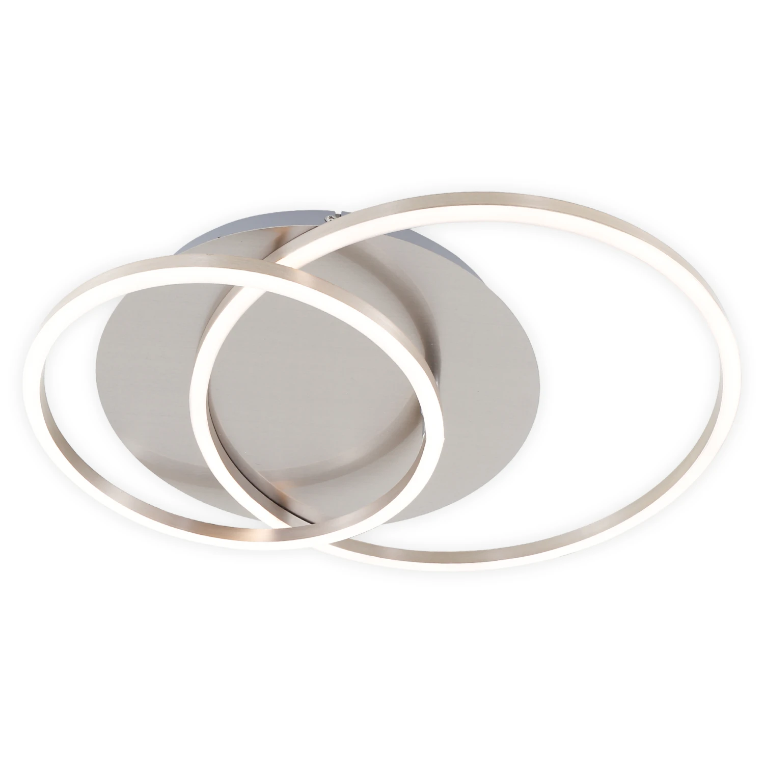 LED Deckenleuchte, 51,5 Cm, 3200 LM, 40 W, Matt-Nickel 1 LED Deckenleuchte, 51,5 Cm, 3200 LM, 40 W, Matt-Nickel